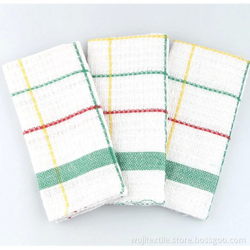 SGS Cotton Kitchen Towel for Ceramic &Glass Surface (WJ-K1378)
